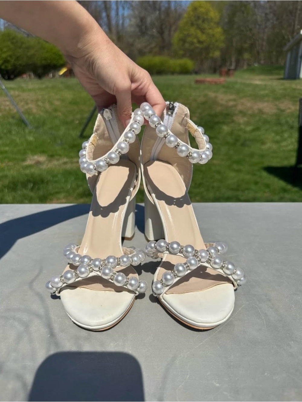 Size 6 Pearl Wedding Shoes
